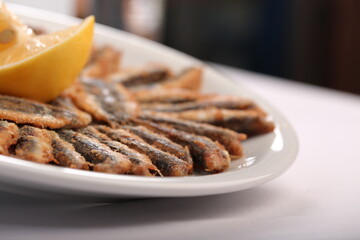 dinner plate on the table