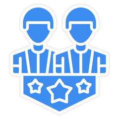 Vector Design Rank Icon Style