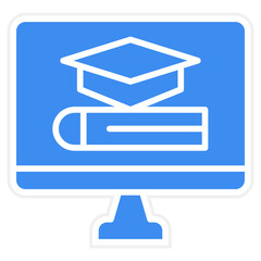 Vector Design Courses Icon Style