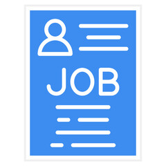 Vector Design Job Application Icon Style