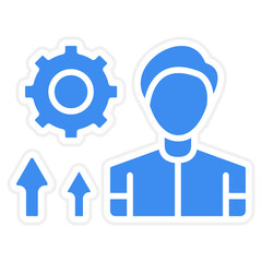 Vector Design Persona Development Icon Style