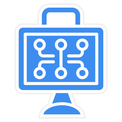 Vector Design Proprietary Technology Icon Style