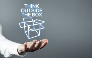 Think Outside The Box. Inspiration. Creativity