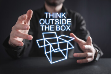 Think Outside The Box. Inspiration. Creativity