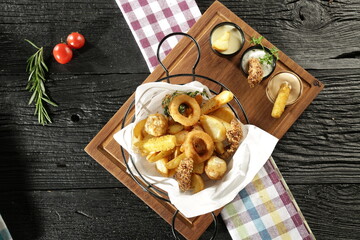 dinner plate on the table