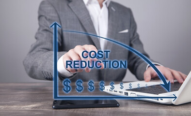 Cost Reduction. Business concept. Finance