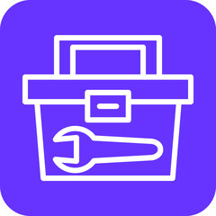 Vector Design Tool Box Icon Style