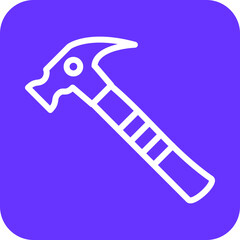 Vector Design Hammer Icon Style