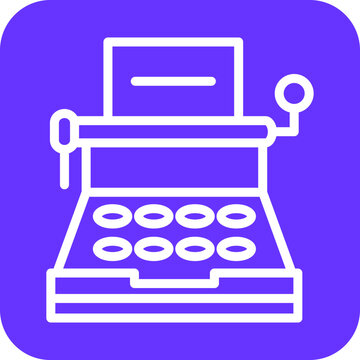 recommend clip art: Vector Design Typewriter Icon Style