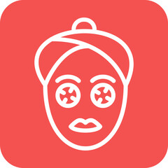 Vector Design Face Mask Icon Style