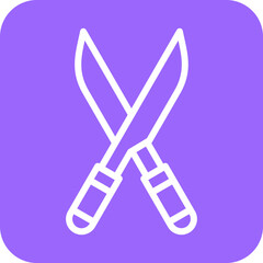 Vector Design Farming Scissor Icon Style