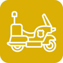 Vector Design Motorbike Icon Style