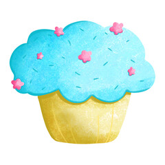 cupcake with icing
