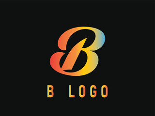 Vector Logo Letter B stock illustration