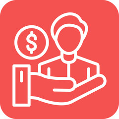 Vector Design Dealer Prep Fees Icon Style