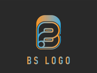 Vector Logo Letter B stock illustration