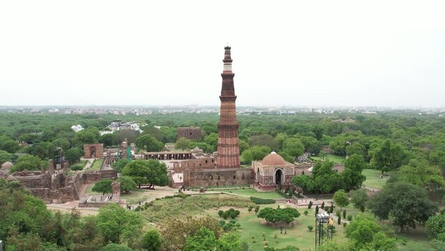 Qutub Minar Monument mehrauli  Delhi India
