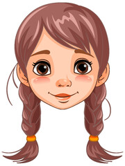 Cute Woman with Braided Hair