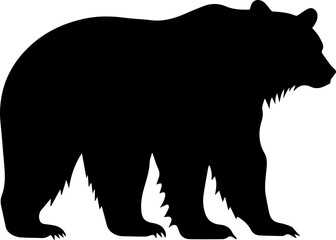 Grizzly Bear Icon - obrazy, fototapety, plakaty
