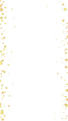 Magic stars vector overlay.  Gold stars scattered