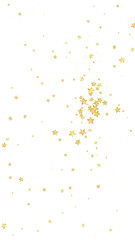 Magic stars vector overlay.  Gold stars scattered
