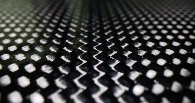Ash black white carbon fiber texture. Dark polyester fiber material