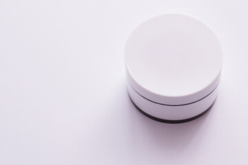 cosmetic branding concept  cream bottle, beautiful cosmetic packaging product and blank space for text or for mockup