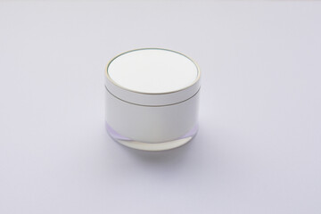 cosmetic branding concept  cream bottle, beautiful cosmetic packaging product and blank space for text or for mockup
