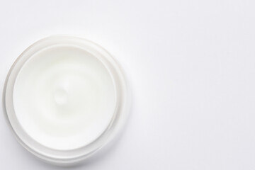 cosmetic branding concept  cream bottle, beautiful cosmetic packaging product and blank space for text or for mockup