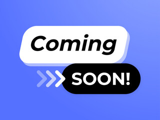 Coming soon modern design, purple gradient promotion banner coming soon, Social post