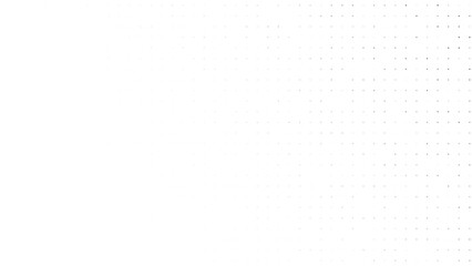 Monochrome halftone background with dots