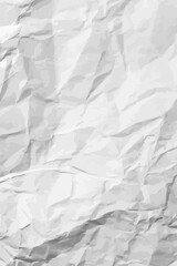 White clean crumpled paper