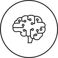 AI Brain Icon