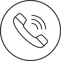 Fototapeta premium Phone Call Icon