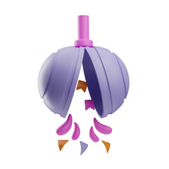 birthday party Pinata illustration 3d