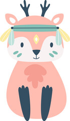 Deer With Indian Traditional Accessories