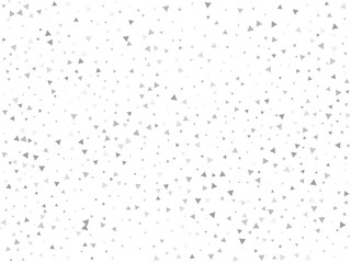 Festive Silver Triangular Confetti