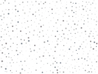 Luxury Silver Square Confetti