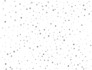 Luxury Silver Square Confetti