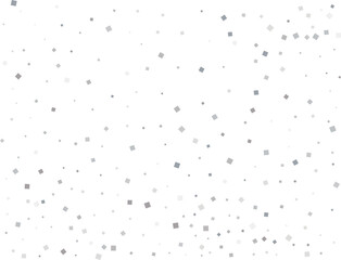 Luxury Silver Square Confetti