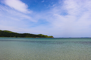 Beautiful view. Travel and recreation. Holidays by the sea.