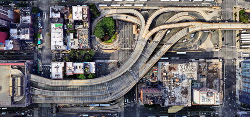 Photography on the environmental impact on Nature and the United States landscape of human presence, from the air, ecological photography,