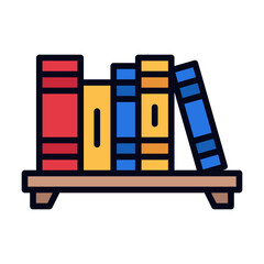 shelf filled line icon
