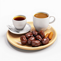 cup of coffee and date