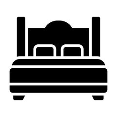 bed glyph icon