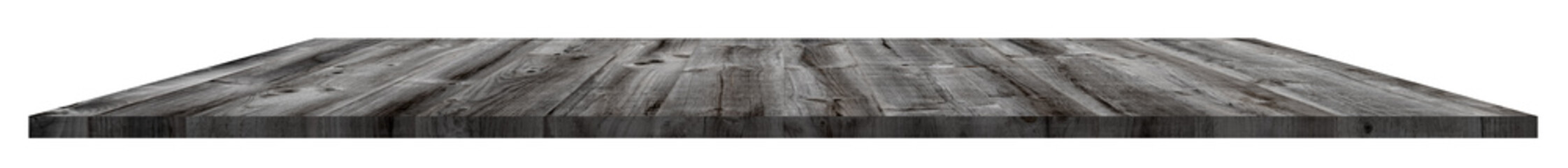 Wood texture countertop, Isolated Perspective Grey Wooden shelves, Elements Template mock up for wood shelf display products