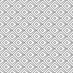 Repeated rhombuses, kites, diamonds background. Ethnic wallpaper. Seamless surface pattern design with scales ornament. Ornamental motif. Digital paper for textile print, web designing. Vector art.