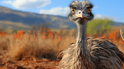 Isolated tarantula on white background.