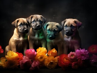 Color Splash Puppys