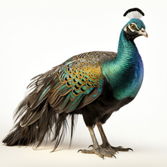 Obraz premium A variety of spices isolated on a pure white background.